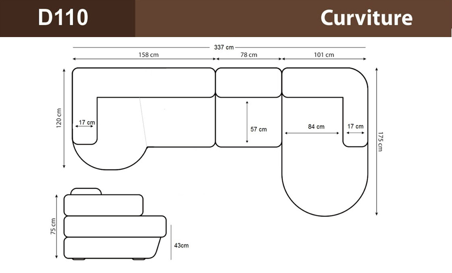 Curviture - Leather Sofa Lounge Set